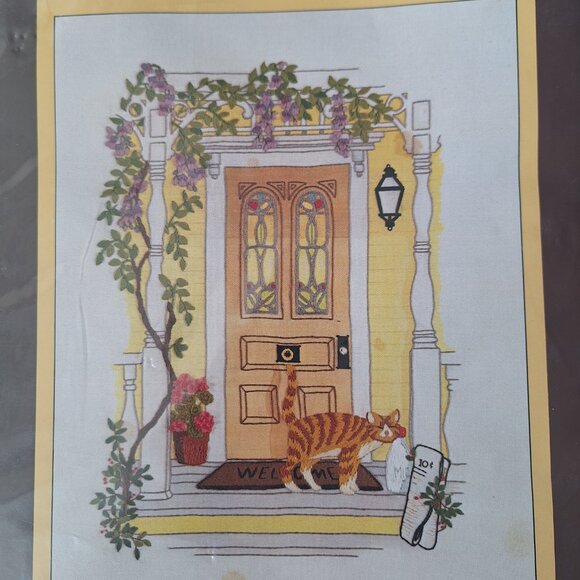 NEW VINTAGE SUNSET STITCHERY KIT Good Morning - Picture 2 of 8